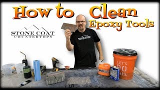 How to Clean Epoxy Tools [upl. by Goodill525]