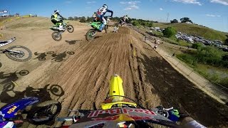 GoPro Ken Roczen Moto 2  Hangtown MX Lucas Oil Pro Motocross Championship 2015 [upl. by Eldwon]