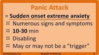 Anxiety Disorders OCD PTSD Panic Attack Agoraphobia Phobias GAD Generalized [upl. by Heall338]