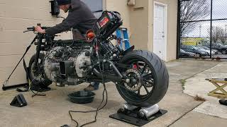 Jet Powered Gas Turbine Engine Motorcycle [upl. by Hoem]