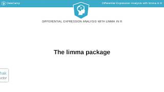 R Tutorial The limma package [upl. by Aeneas968]