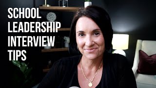 How to Interview for a School Leadership Position  Kathleen Jasper [upl. by Aleafar448]