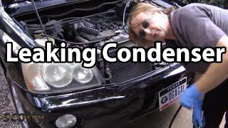 How To Replace a Leaking AC Condenser [upl. by Azenav53]