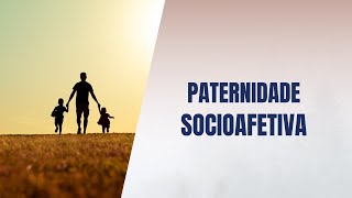 Paternidade socioafetiva [upl. by Nalda]