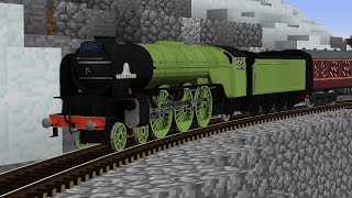 Minecraft Gauge Trains  Immersive Railroading [upl. by Guenna]