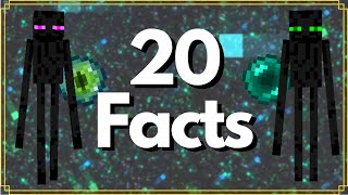 Minecraft 20 Awesome Enderman Facts [upl. by Chirlin]