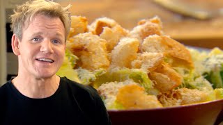 Gordon Ramsays Ultimate Caesar Salad [upl. by Akemat]