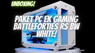 Unboxing Paket PC EK Gaming BattleForties RS BW [upl. by Aleuqahs]