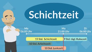 Schichtzeit Arbeitszeit und Lenkzeit im Güterkraftverkehr [upl. by Niemad]