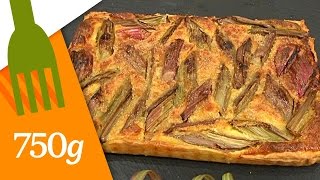 Tarte à la rhubarbe inratable  750g [upl. by Pietro]