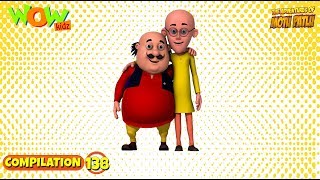 Motu Patlu  Non stop 3 episodes  3D Animation for kids  138 [upl. by Gorlin25]