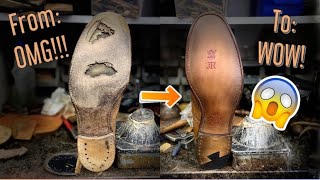 Churchs Restored to go back to Church Shoe Restoration [upl. by Akeenahs]