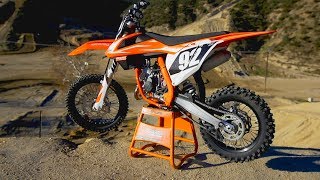 First Ride 2018 KTM 85 SX  Motocross Action Magazine [upl. by Couchman]