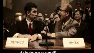 HAYEK vs KEYNES La pelea del siglo hiphop sub esp [upl. by Imoyik628]