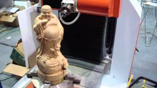 3D CNC ROUTER for wood statue production [upl. by Mcgannon]