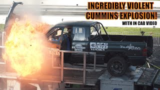 3000 HP Cummins Dyno Explosion  Full Story [upl. by Ayaros]