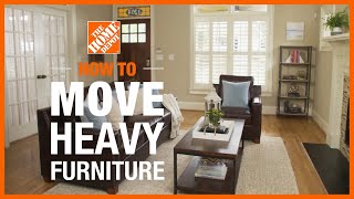 How to Move Heavy Furniture  The Home Depot [upl. by Irec]