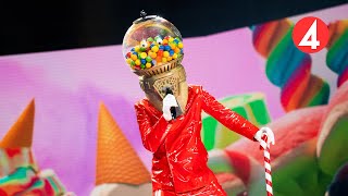 Godisautomaten  quotCandymanquot  Masked Singer Sverige  Fre på TV4 amp TV4 Play [upl. by Sudoeht]