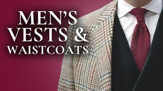 Mens Waistcoats amp Vests  What They Are amp How to Wear Them [upl. by Etteneg]