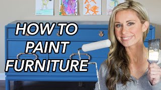 How to Paint Furniture A Beginners Guide [upl. by Rebel396]