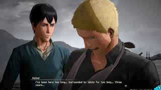 Attack on titan 2 Reiner and Bertholdt reveal cutscene music edit Full version [upl. by Assirat810]