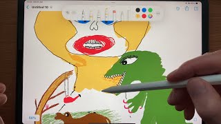 1 hour of ASMR drawing [upl. by Notsnarc]