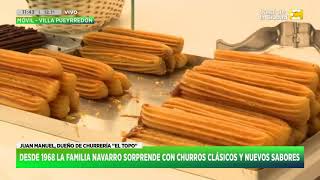 Visitamos la Churrería quotEl Topoquot 2 Probamos churros dulces y salados en Hoy Nos Toca a las Diez [upl. by Tung]