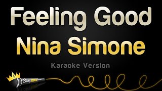 Nina Simone  Feeling Good Karaoke Version [upl. by Angelika]