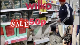 WILKO SALE  LOTS OF 50p 😱 [upl. by Koressa773]