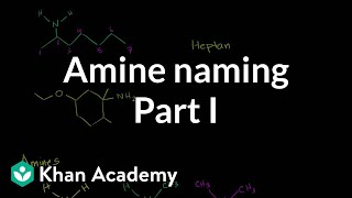 Amine naming introduction  Amines  Organic chemistry  Khan Academy [upl. by Toh]