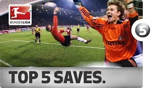 Jens Lehmann  Top 5 Saves [upl. by Akisey]