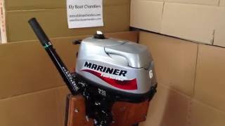 Mariner 6hp outboard review [upl. by Llerahc995]