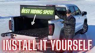 Hard Folding Tonneau  Box Cover Install GMC Sierra Chevy Silverado [upl. by Hazelton]