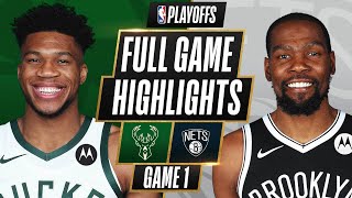 3 BUCKS at 2 NETS  FULL GAME HIGHLIGHTS  June 5 2021 [upl. by Slavin]