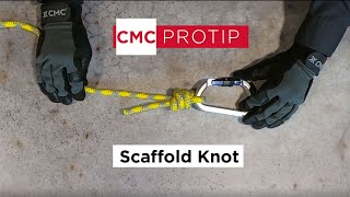 How to tie a Scaffold Knot  CMC Pro Tip [upl. by Ahcsrop591]