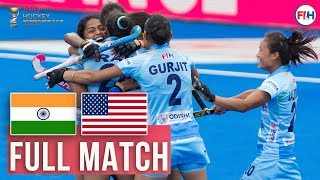 India v USA  Womens World Cup 2018  FULL MATCH [upl. by Mirilla]