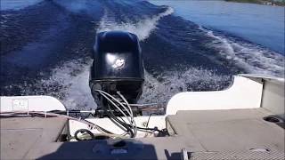 40hp Mercury Start Up To Full Throttle  Mercury 40hp Review [upl. by Pearl861]