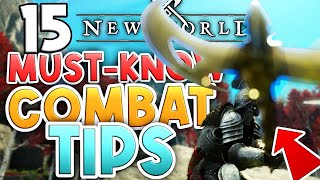 New World  15 COMBAT TRICKS amp TIPS Master PvP With This Guide [upl. by Hukill9]