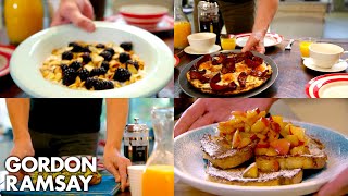 4 Delicious Breakfast Recipes  Gordon Ramsay [upl. by Atiuqahc]