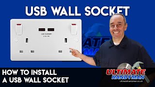 How to install a USB wall socket [upl. by Corilla]