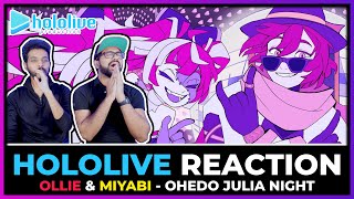 HOLOLIVE amp HOLOSTARS COLLAB  OLLIE amp MIYABI  OHEDO JULIA NIGHT REACTION  大江戸ジュリアナイト [upl. by Libbey]