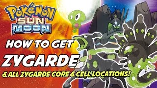 How to Get Zygarde in Pokemon Sun and Moon  All Zygarde Core amp Cell Locations [upl. by Jayson497]