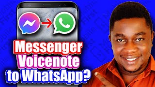 How to Share a Messenger Voice Message to Whatsapp [upl. by Nealah]