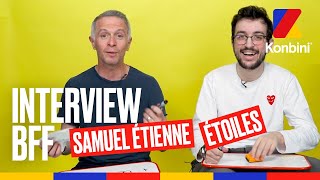 Etoiles amp Samuel Étienne  quotNotre premier repas ensemble cétait un GIGA tacosquot l BFF l Konbini [upl. by Varion]