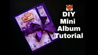 DIY  Mini Album  Mini Album Tutorial  How to Make [upl. by Sochor]