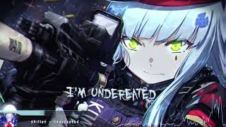 Nightcore  Undefeated Skillet  Lyrics [upl. by Schaumberger]