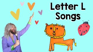 Letter L Songs Letter L Song Letter L Phonics Lesson Song Mr Bs Brain [upl. by Ecilahc]