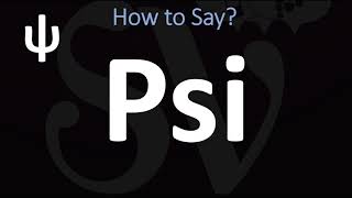 How to Pronounce Psi CORRECTLY  ψ Greek Alphabet Pronunciation [upl. by Georgi]