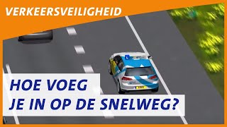 Invoegen op de autosnelweg  ANWB Verkeersregels [upl. by Ongun]