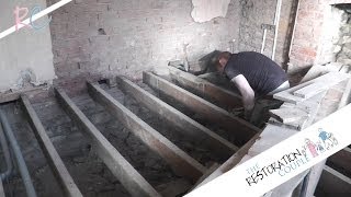 Removing Insulating and Restoring a Suspended Wooden Floor Part 2 of 3 [upl. by Agnese]